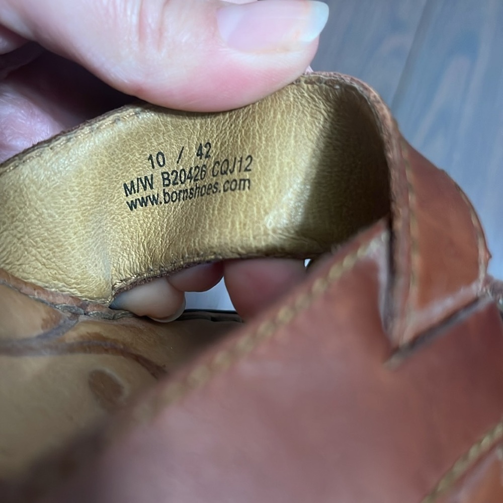 Born Leather Sandals Brown Size 10 - Picture 11 of 11